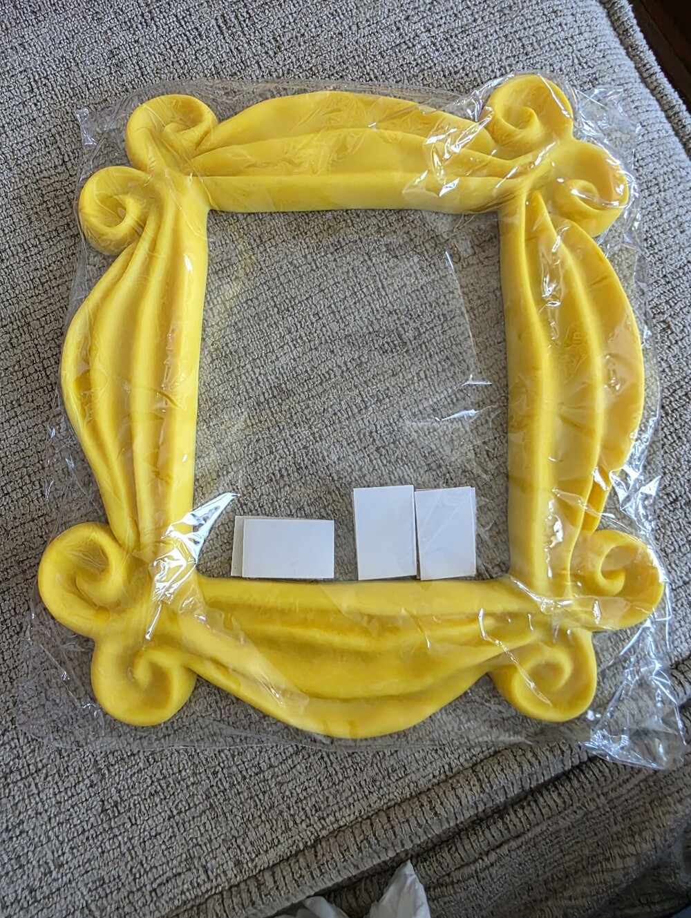 NEW Yellow Decorative Frame Wall Accent For Friends Fans